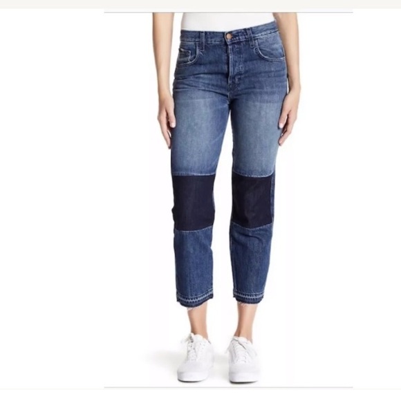 J Brand Wynne High Rise Crop Straight Jeans in Ambition, Size 30. NWT - Picture 1 of 4